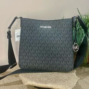 Michael Kors Black Jersey Crossbody Bag NWT